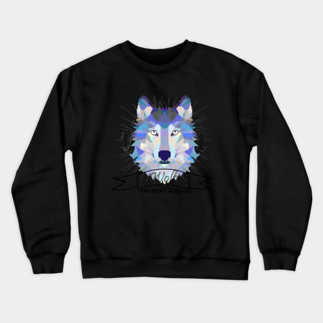 Wolf Design Crewneck Sweatshirt by Wolf_Designs